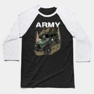 Army jeep Baseball T-Shirt